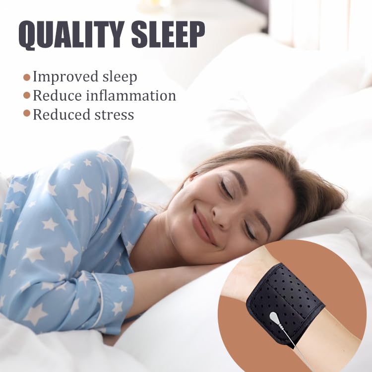 WAUZOBLE Grounding Wrist Strap, Ground Strap with 15 Ft Grounding Cord, Grounding Therapy Band WAUZOBLE