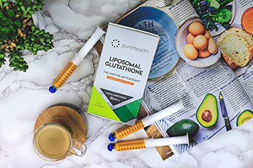 The Most Bioavailable Liposomal Glutathione on The Market Unique Patented Formula Pure Health