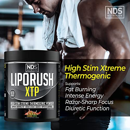 LIPORUSH NDS Nutrition XTP Thermogenic Fat Burner with L-Carnitine - Energy
