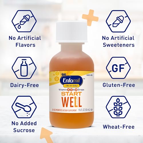 Enfamil Prenatals & Baby Vitamins Tri-Vi-Sol Vitamin A, C & D Multi-Vitamin Drops