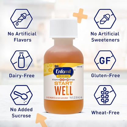 Enfamil Prenatals & Baby Vitamins Tri-Vi-Sol Vitamin A, C & D Multi-Vitamin Drops