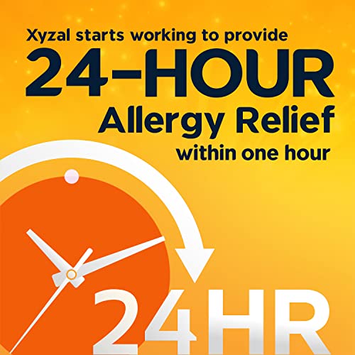 Xyzal Allergy Pills, 24-Hour Allergy Relief, 80-Count, Original Prescription Strength