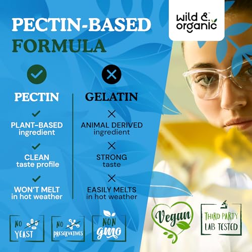 Wild & Organic Glutathione Gummies - Reduced Glutathione for Liver Cleanse & Antioxidants