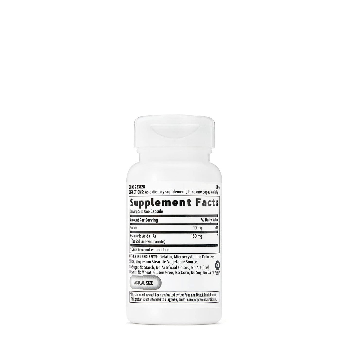 GNC Women's Hyaluronic Acid | Skin Hydrating Daily Supplement | Supports Moistureand