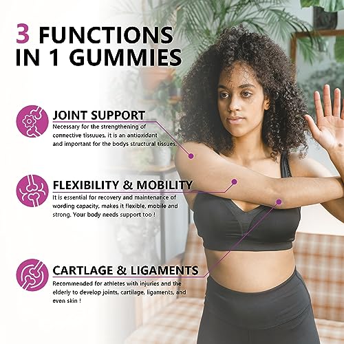 UPNEUTRI Glucosamine Chondroitin Gummies Sugar Free, Extra Strength 1500mg Glucosam