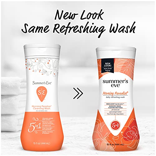 Summer's Eve Morning Paradise Daily Refreshing All Over Feminine Body Wash, Feminine Wash pH Summer's Eve