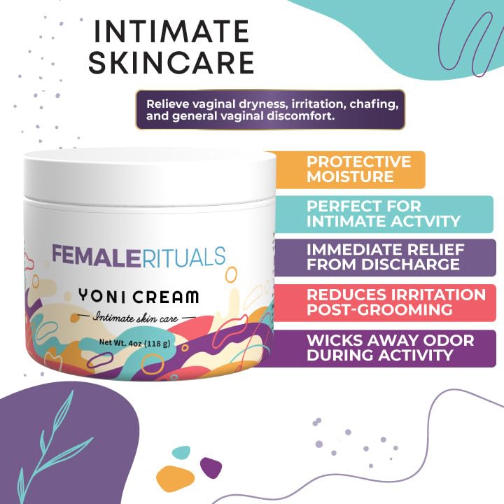 FEMALE RITUALS Vulva Moisturizing Cream - Vulva Care Balm - Clinically Tested Vaginal Moisturizer FEMALE RITUALS