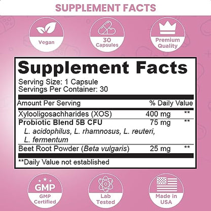 The Vitamin Kitchen Vaginal Probiotics for Women – Pro-Natural Women Probiotic–5 Billion