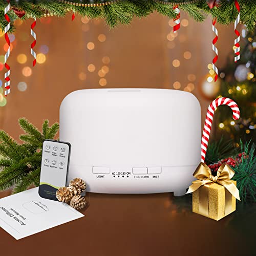 Hianjoo 450ml Essential Oil Diffuser, Electric Aroma Ultrasonic Aromatherapy Fragrant Oil Hianjoo