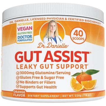 Doctor Danielle Gut Assist - Leaky Gut Repair Supplement Powder - Glutamine
