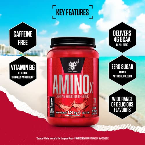 BSN Nutrition Amino X Supplement with Vitamin D, Vitamin B6 and Amino Acids BSN