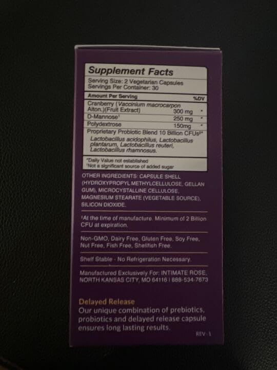 Intimate Rose Combo Pack! Flora Bloom Probiotics for Women (One Bottle) and Boric Balance Boric Acid Intimate Rose