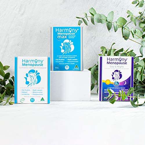Harmony - Menopause Supplements for Women, Support for Hot Flashes & Irritability, Vitamin D