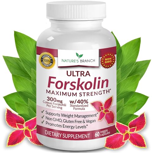 Premium 100% Ultra Pure Forskolin for Weight Loss Max Strength w/ 40% Standardized