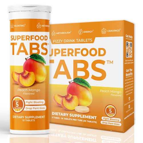 skinnytabs Superfood Tabs Detox Cleanse Drink - Fizzy Nutrition Supplement 