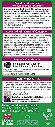Vitabiotics Three Packs of Pregnacare His & Hers Vitabiotics