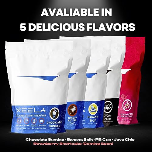 XEELA Plant Based Vegan Protein Powder - Independently Tested - 25g High Protein