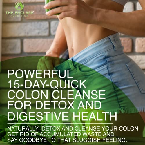 Colon Cleanser Detox. Premium 15 Day Fast-Acting Detox Cleanse Diet Pills, Probiotic