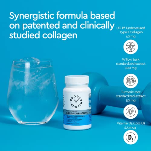 Build-Your-Joints (30 Vegetarian Capsules) - Knee Pain, Joint Pain, Pills, Treatment for Joints, Collagen GOOD ROUTINE