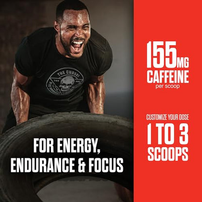 JNX SPORTS The Curse! Pre Workout Powder - Blue Raspberry 50 Servings | Preworkout