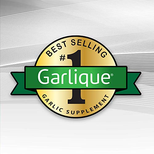 Garlique Garlic Extract Supplement, Healthy Blood Pressure Formula, Odorless & Vegan Garlique