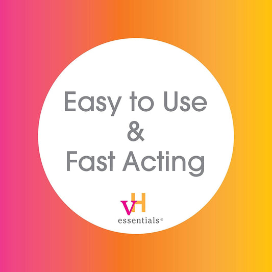vH essentials Vaginal Odor Treatment with Vitamin C, Boric Acid Suppositories Alternative