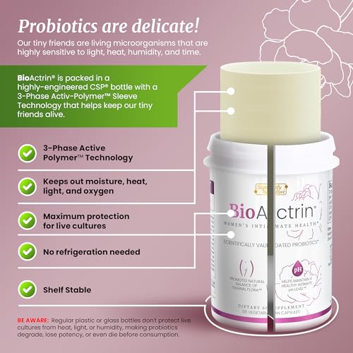 Bioactrin Vaginal Probiotics for Women - Formulated Bacterial Vaginosis Treatment, Yeast Infection SIGNIFY NATURE