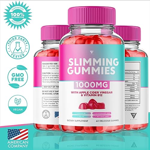 (3 Pack) Slimming Gummies It Works Slimming Gummies for Weight Loss with Apple Cider