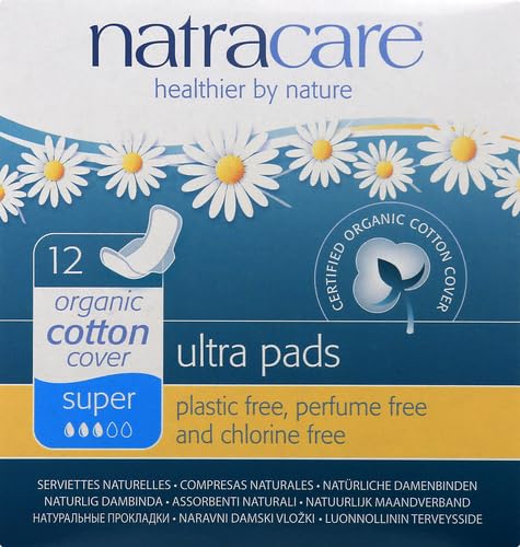 Natracare Pads Ultra Super Wings, 12 ct NATRACARE