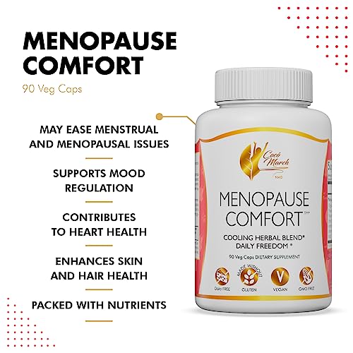 Menopause Comfort Fast Relief from Flushing, Cooling Herbal Blend by Coco March - Dairy Free