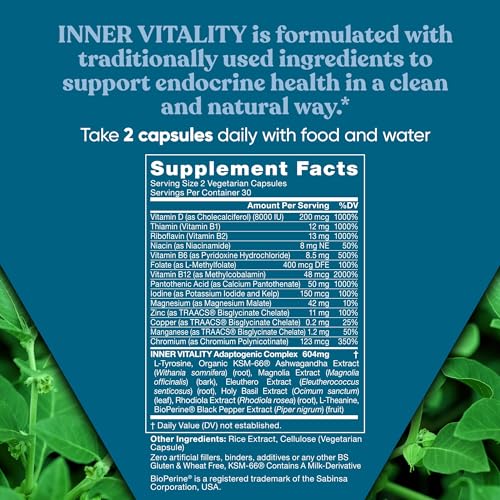 Eu Natural Vitality Cortisol Manager – Fight Fatigue, Feel Calm & Balanced – Healthy Cortisol