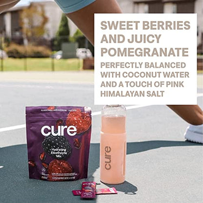 Cure Hydrating Plant Based Electrolyte Mix | FSA & HSA Eligible | Powder for Dehydration