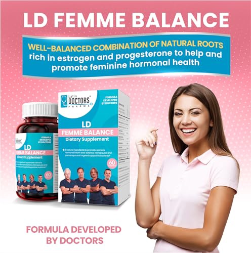 Latin Doctors Femme Balance Supplement, Supports Hormone Balance, Menopausal & Premenopausal