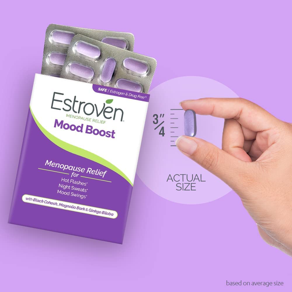 Estroven Weight Management for Menopause Relief - 30 Ct. & Mood Boost for Menopause Relief - 30 Ct Estroven