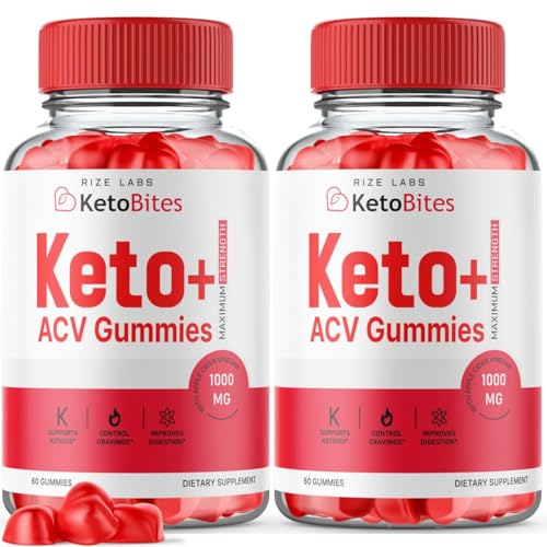 rize labs (2 Pack) Keto Bites - Keto Bites Gummies Advanced Weight Loss - Keto Bites ACV