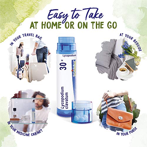 Boiron Lycopodium Clavatum 30C Homeopathic Medicine for Relief from Bloating, Gas Relief Boiron