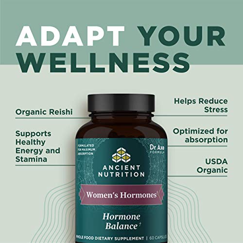 Ancient Nutrition Women's Hormones, Helps Reduce Stress, Supports Energy, Hormone Ancient Nutrition