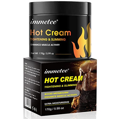 Hot Cream for Belly Fat Burner, Hot Cream Cellulite and Fat Burner, Sweat Fat Burning Gel