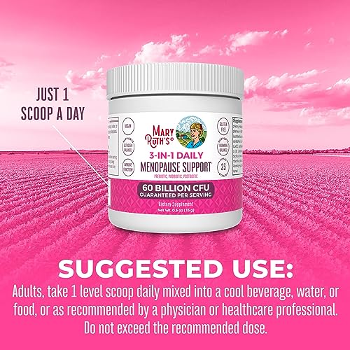MaryRuth Organics 3-in-1 Menopause Support Powder, Menopause Supplement for Women MaryRuth Organics