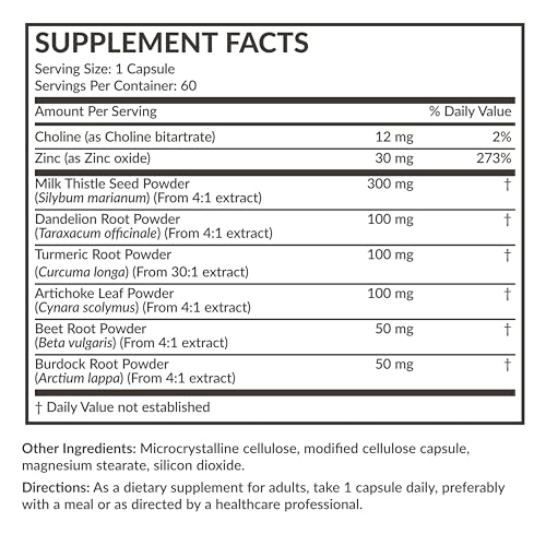Futurebiotics Liver Detox Advanced Detox & Cleanse Formula Supports Healthy Liver Function
