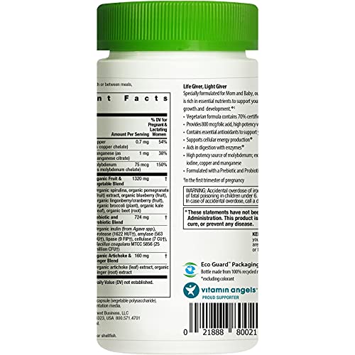 Rainbow Light Prenatal Multivitamin, Immune Support, 120 Capsules (Package May Vary) Rainbow Light