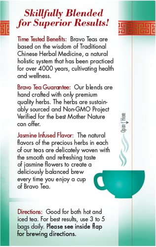 Bravo Tea Menopause Comfort Herbal Tea Caffeine Free, 20 Tea Bags Bravo Tea