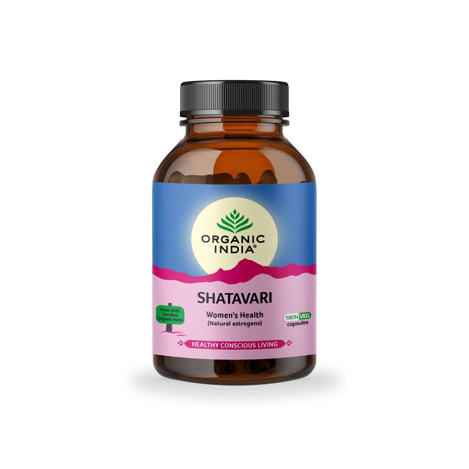 Green Velly Organic Shatavari 180 N Veg Capsules