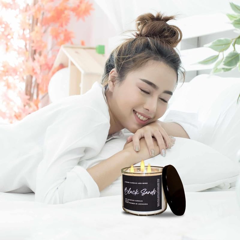 100% Soy Candles Clearance (16 Oz) - Hand Poured Scented with Essential Oil, Aromatherapy Candles