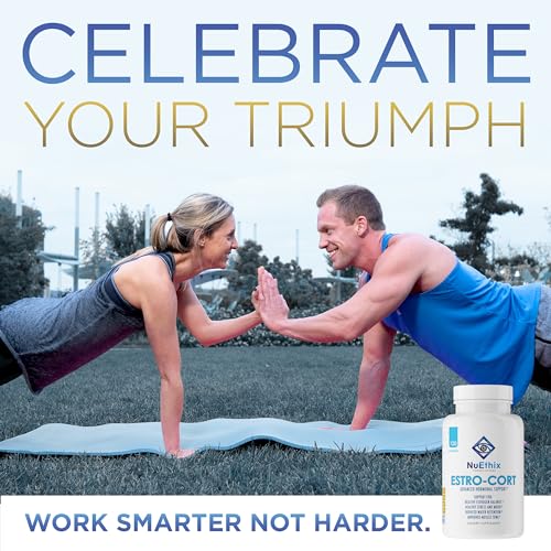 NuEthix Formulations Estro-Cort Anti-Estrogen Nutritional Support Dietary Supplement, 120 Capsules NuEthix Formulations