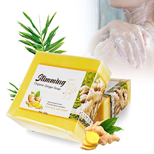 REVIGLAM Ginger Bar Soap, Vegan Slimming Ginger Bath Soap, Effective Weight Loss REVIGLAM