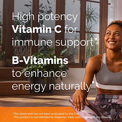 Emergen-C Vitamin C and Ashwagandha Gummies, Dietary Supplement for Immune Support