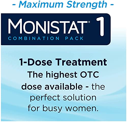 Monistat 1-Day | Day or Night Combination | Yeast Infection Treatment, Prefilled, 1 Pack Monistat