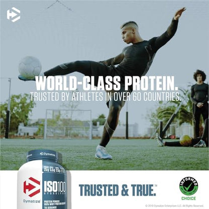 Dymatize ISO100 Hydrolyzed Protein Powder, 100% Whey Isolate Protein, 25g of Protein